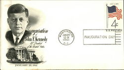 Inauguration of John F. Kennedy, 35th President of the United States, January 20, 1964 First Day Cover