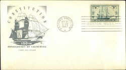 Constitution, 150th Anniversary of Launching, First Day Cover First Day Cover