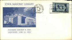 Iowa Masonic Library First Day Covers First Day Cover First Day Cover