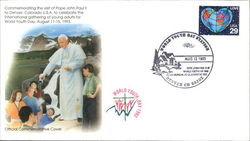 Pope John Paul II at World Youth Day 1993 First Day Cover