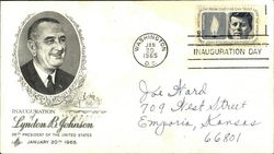 Inauguration of Lyndon B. Johnson First Day Cover