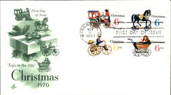 Toys in the Attic Christmas 1970 First Day of Issue First Day Cover