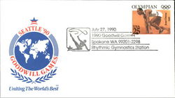Seattle '90 Goodwill Games, Uniting the World's Best First Day Cover