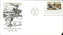 Charles Marion Russell, Famous American Artist, First Day of Issue First Day Cover