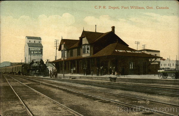 C.P.R. Depot Fort William ON Canada Ontario