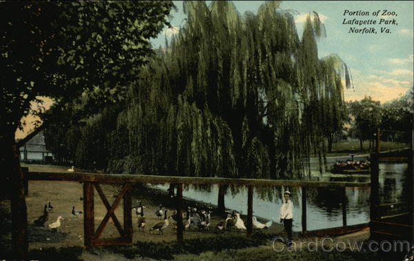 Portion of Zoo, Lafayette Park Norfolk Virginia