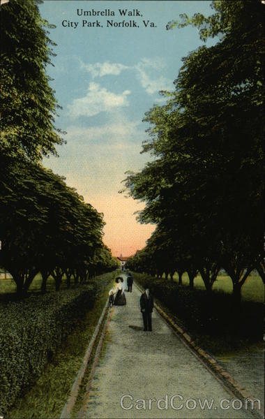 Umbrella Walk, City Park Norfolk Virginia