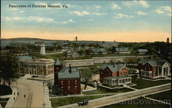 Panorama of Fortress Monroe Fort Monroe Virginia