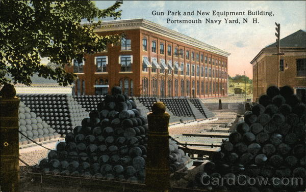 Gun Park and New Equipment Building, Navy Yard Portsmouth New Hampshire