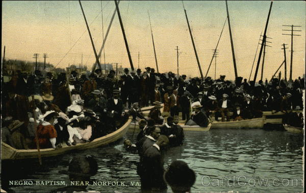 Negro Baptism Norfolk Virginia