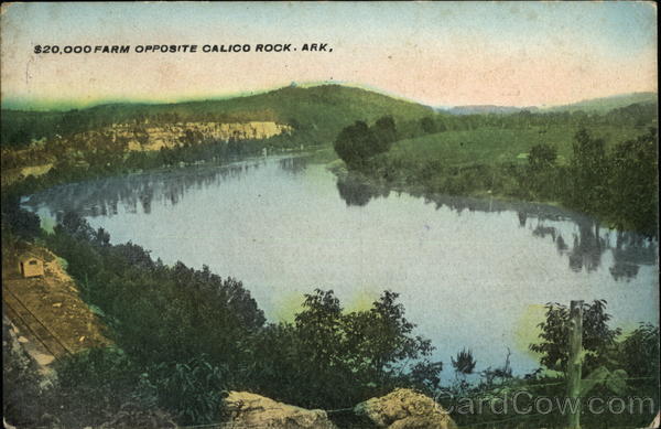 $20,000 farm opposite Calico Rock Arkansas