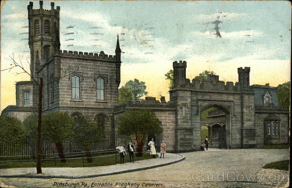 Allegheny Cemetery - Entrance Pittsburgh Pennsylvania