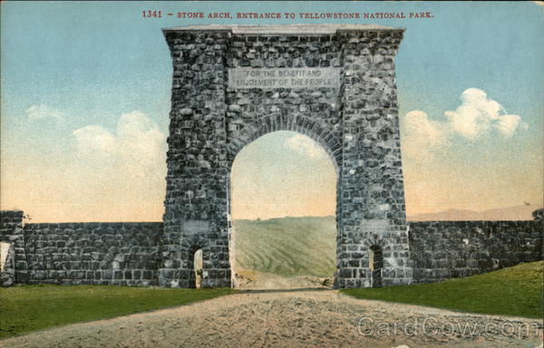 Stone Arch, Entrance to Yellowstone National Park