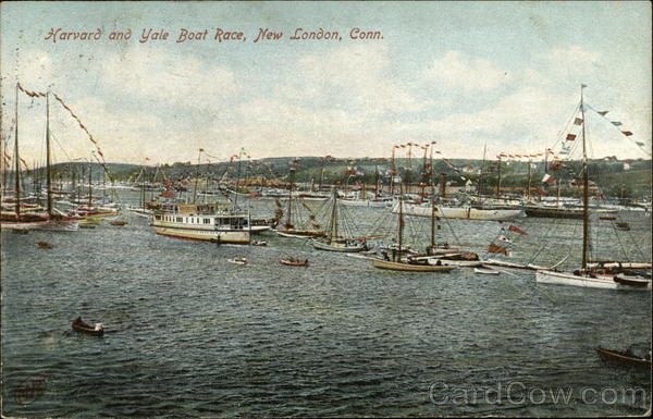 Harvard and Yale Boat Race New London Connecticut