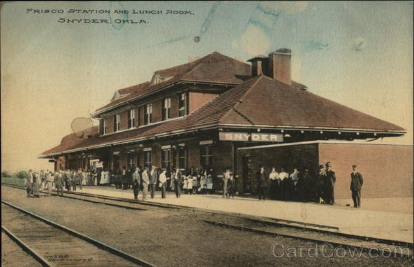 Frisco Station and Lunch Room Snyder Oklahoma