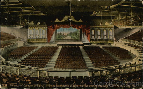Interior of Convention Hall Kansas City Missouri
