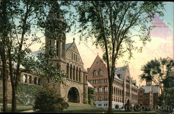 College Row and Grounds Burlington Vermont