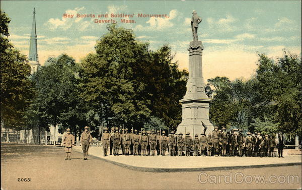 Boy Scouts and Soldier Monument Beverly Massachusetts