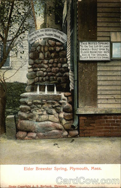 Elder Brewster Spring Plymouth Massachusetts