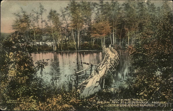 Lovers' Walk Near Mt. Pleasant House Jefferson Massachusetts