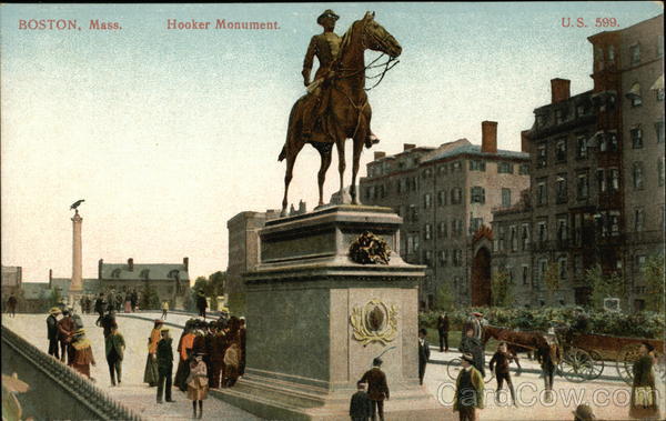 Hooker Monument Boston Massachusetts