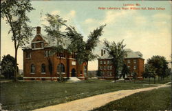 Hedge Laboratory, Roger Williams Hall, Bates College Postcard