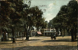 Public Square Reading, MA Postcard Postcard