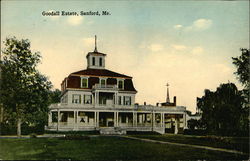 Goodall Estate Sanford, ME Postcard Postcard