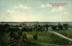 Road to the Bathing Beach Postcard