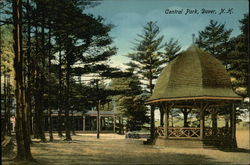 Central Park Dover, NH Postcard Postcard