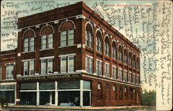 Masonic Building Postcard