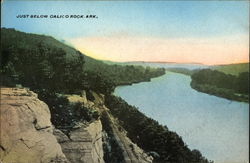 Just Below Calico Rock Postcard