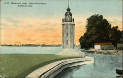 Rockwell Light, Lake Winnebago Postcard