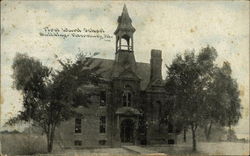 First Ward School Building Petersburg, IL Postcard Postcard