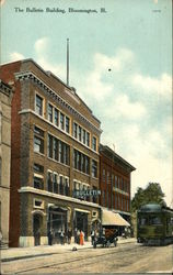 The Bulletin Building Bloomington, IL Postcard Postcard