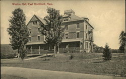 Weston Hall East Northfield, MA Postcard Postcard