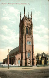 St. John's Episcopal Church Elizabeth, NJ Postcard Postcard