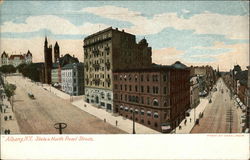 State and North Pearl Streets Albany, NY Postcard Postcard