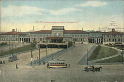 N.Y., N.H., & Hartford Railway Station Postcard