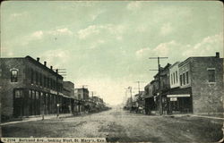Bertrand Avenue, Looking West Postcard