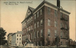 St. Mary's College - Junior Building St. Marys, KS Postcard 