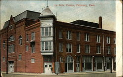La Belle Theatre Pittsburg, KS Postcard Postcard