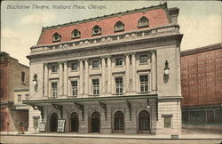 Blackstone Theatre, Hubbard Place Chicago, IL Postcard Postcard