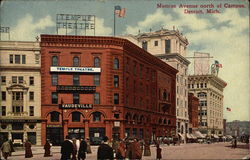 Monroe Avenue North of Campus Postcard