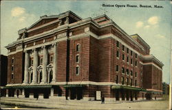 Boston Opera House Postcard