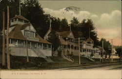G.A.R. Buildings Weirs Beach, NH Postcard Postcard