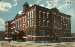 High School Camden, NJ Postcard Postcard