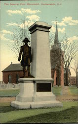 The General Poor Monument Hackensack, NJ Postcard Postcard
