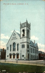 First M.E. Church Camden, NJ Postcard Postcard