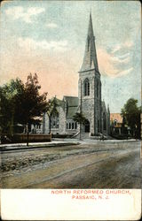 North Reformed Church Passaic, NJ Postcard Postcard